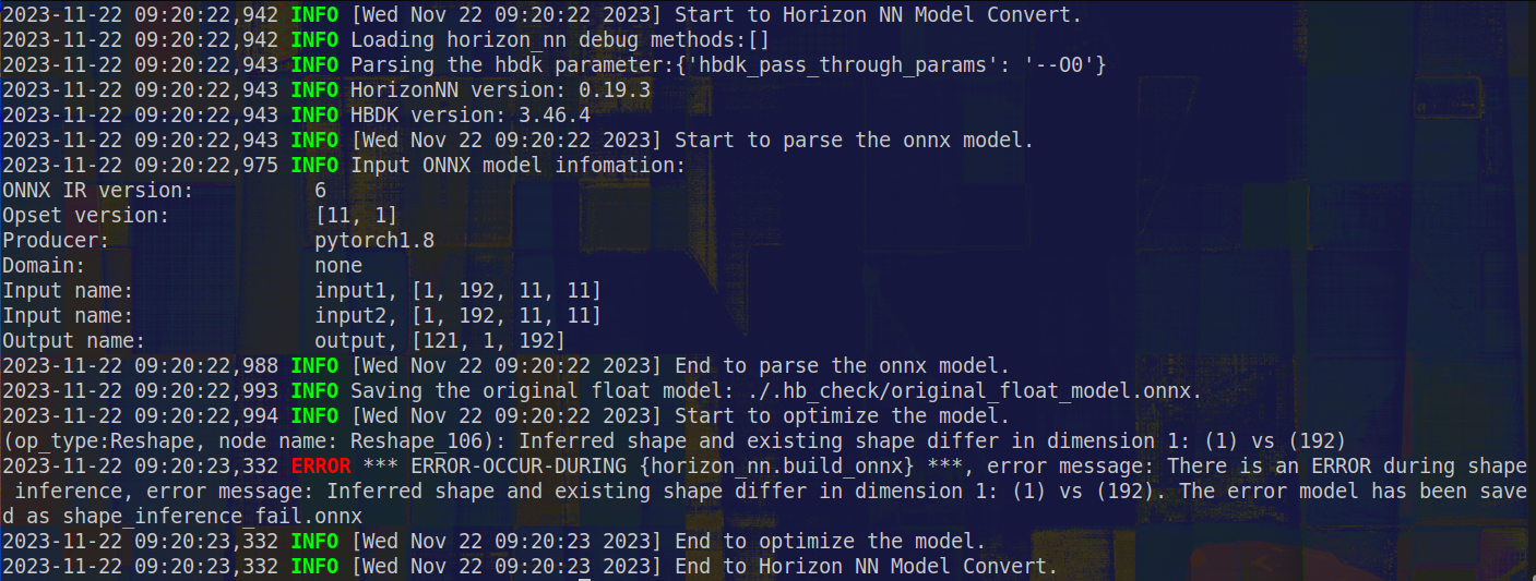 There is an ERROR during shape inference - Model Zoo - 地瓜机器人论坛